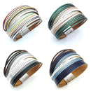 Colorful Multi Strand Accent Bracelets B2008