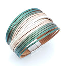Colorful Multi Strand Accent Bracelets B2009