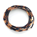 Colorful Multi Strand Accent Soft Bangle Bracelets B2011