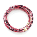 Colorful Multi Strand Accent Soft Bangle Bracelets B2012
