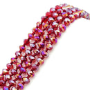 60" 8MM Endless Glass Beads  BE2049-RD93