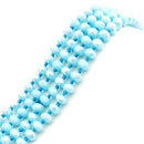 60" 8MM Endless Glass Beads  BE2053-AQ151