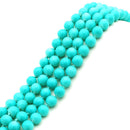 60" 8MM Endless Glass Round Beads BE2070-TQ526