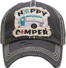 Happy Camper Design Western Accent Wholesale Vintage Caps c2007g