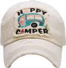 Happy Camper Design Western Accent Wholesale Vintage Caps c2007g