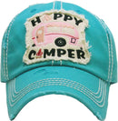 Happy Camper Design Western Accent Wholesale Vintage Caps c2007g