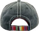 Cactus w Serape Design Western Accent Wholesale Vintage Caps C2032G