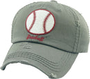Baseball Design Accent Western Accent Wholesale Vintage Caps C2051t