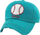 Baseball Design Accent Western Accent Wholesale Vintage Caps C2051t