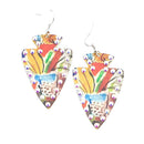 Arrow Head W/ Crystal Earrings E2027