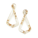 Animal Print Patch Accent Post Earring E2054