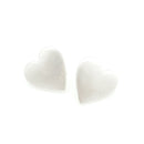 Heart Plate Stud Earrings E2088