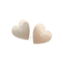 Heart Plate Stud Earrings E2087