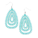 Epoxy Crystal Embedded Earrings E2103