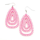 Epoxy Crystal Embedded Earrings E2106
