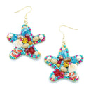 Star Fish Accent Earrings E2127