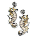 Sea Horse Animal Accent Post Earrings E2128