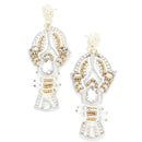 Sea Life Accent Lobster Earrings E2135