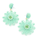 Floral Drop Post Earrings E2139