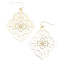 Filigree Design Accent Earring E2203