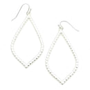 Oval Cut out Accent Earring E2207