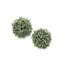 Beaded Button Accent Post Earrings E2219