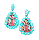 Lady Guadalupe Design Accent Earrings E2240