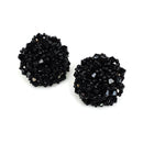 Beaded Ball Accent Post Earrings  E2240