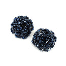 Beaded Ball Accent Post Earrings  E2243