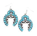 Turquoise Like Stone Accent Post Earrings E2249