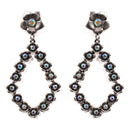 Western Floral Design Accent Post Earrings E2291