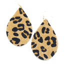 Leather Accent Earrings E2324