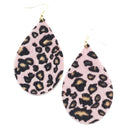 Leather Accent Earrings E2324
