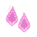 Epoxy w/ Filigree accent Earrings E2350