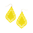 Epoxy w/ Filigree accent Earrings E2352