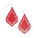 Epoxy w/ Filigree accent Earrings E2353