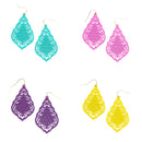 Epoxy w/ Filigree accent Earrings E2355