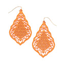 Epoxy w/ Filigree accent Earrings E2355