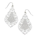 Epoxy w/ Filigree accent Earrings E2388
