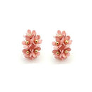 Floral Design Accent Post Earrings E2399
