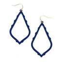 Epoxy Coat Accent Cut Out Earrings E2408