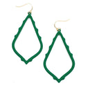 Epoxy Coat Accent Cut Out Earrings E2409