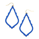 Epoxy Coat Accent Cut Out Earrings E2410