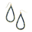 Wrapped Crystal Accent Earrings E2459