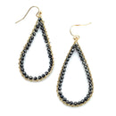 Wrapped Crystal Accent Earrings E2462