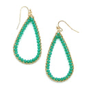 Wrapped Crystal Accent Earrings E2464