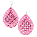 Wooden Filigree Accent Earrings E2518