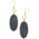 Natural Stone Accent drop earrings E2541