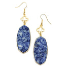 Natural Stone Accent drop earrings E2544