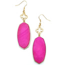 Natural Stone Accent drop earrings E2547